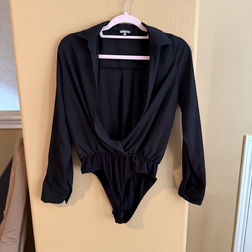 Charlotte Russe Black Bodysuit